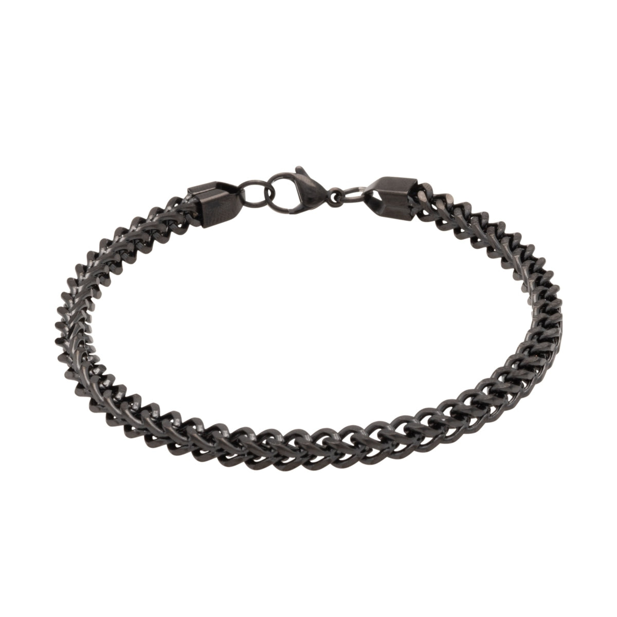 Black Franco Chain Bracelet