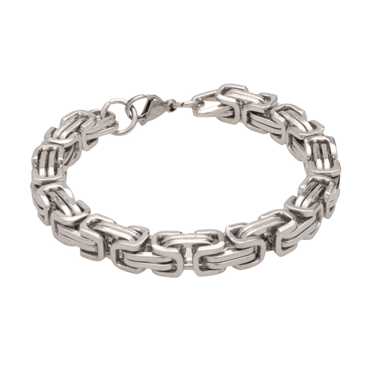 Silver Byzantine Chain Bracelet (8mm)