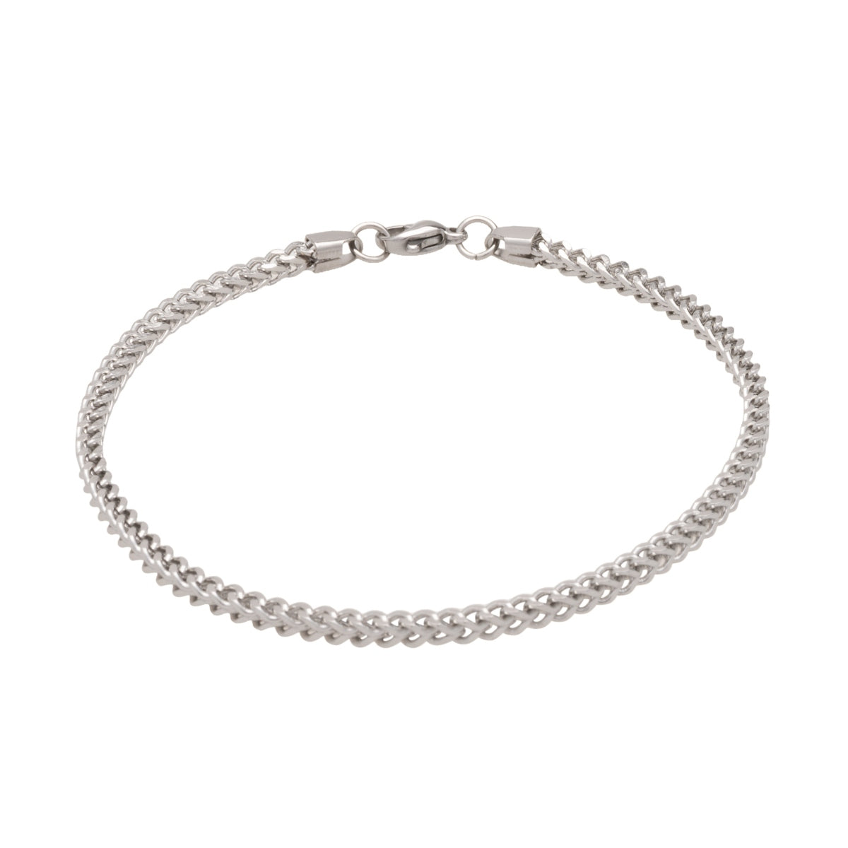 Silver Franco Chain Bracelet (3mm)