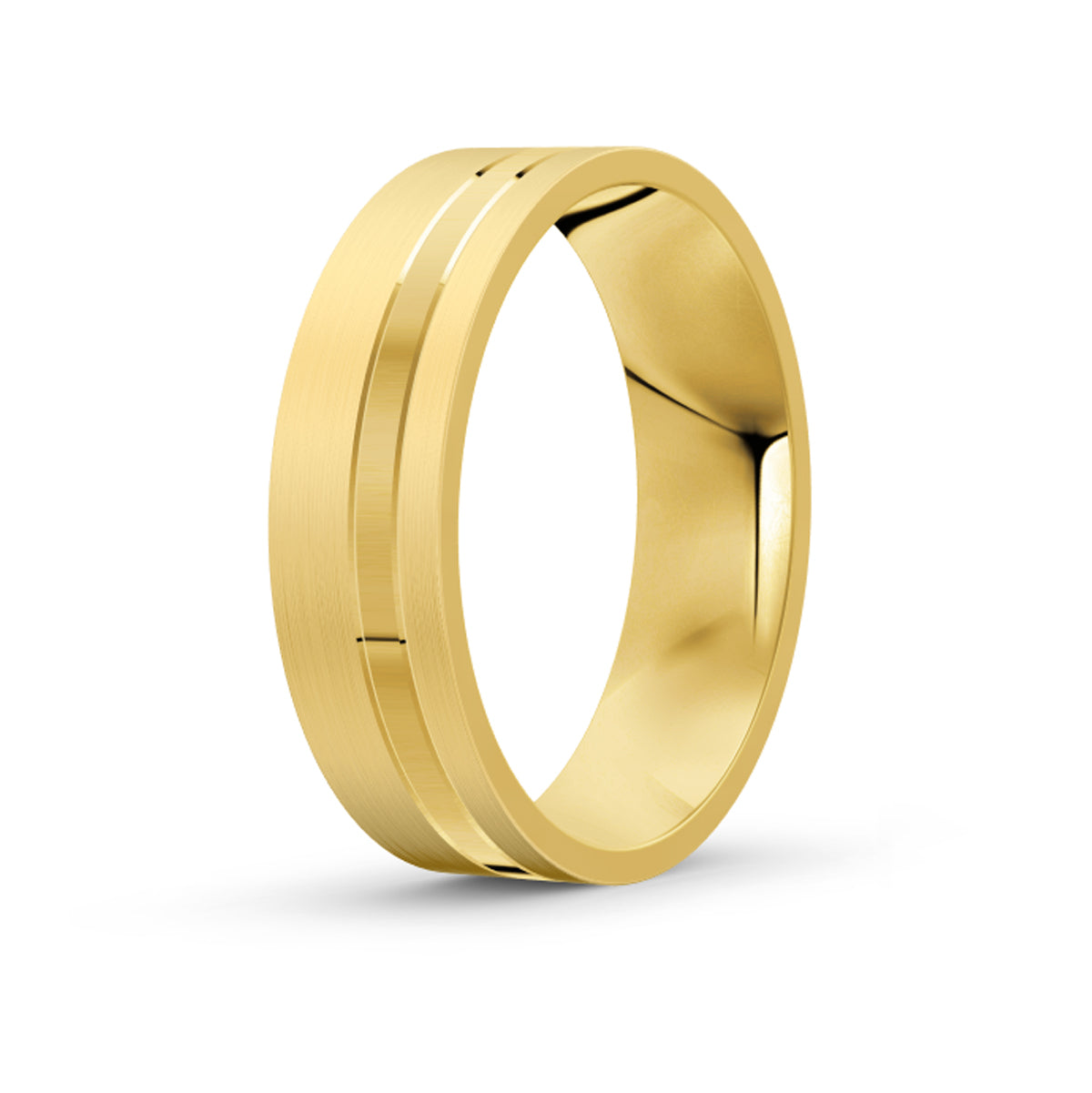 Men's Yellow Gold Accent Ring