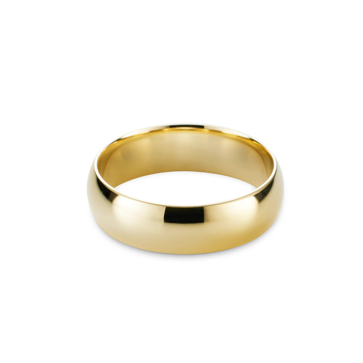 Men&#39;s Classic Yellow Gold Ring