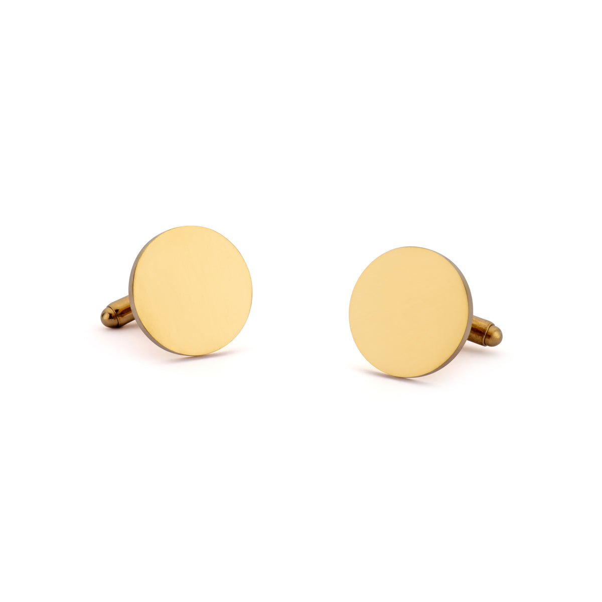 Round Engravable Cufflinks