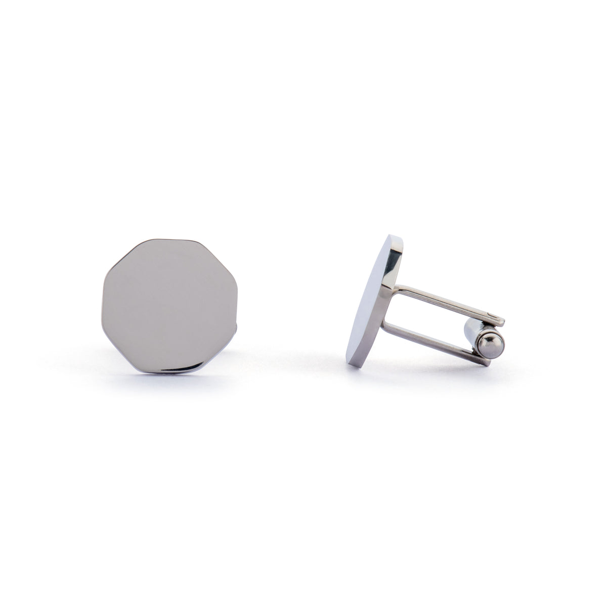 Polygon Engravable Cufflinks