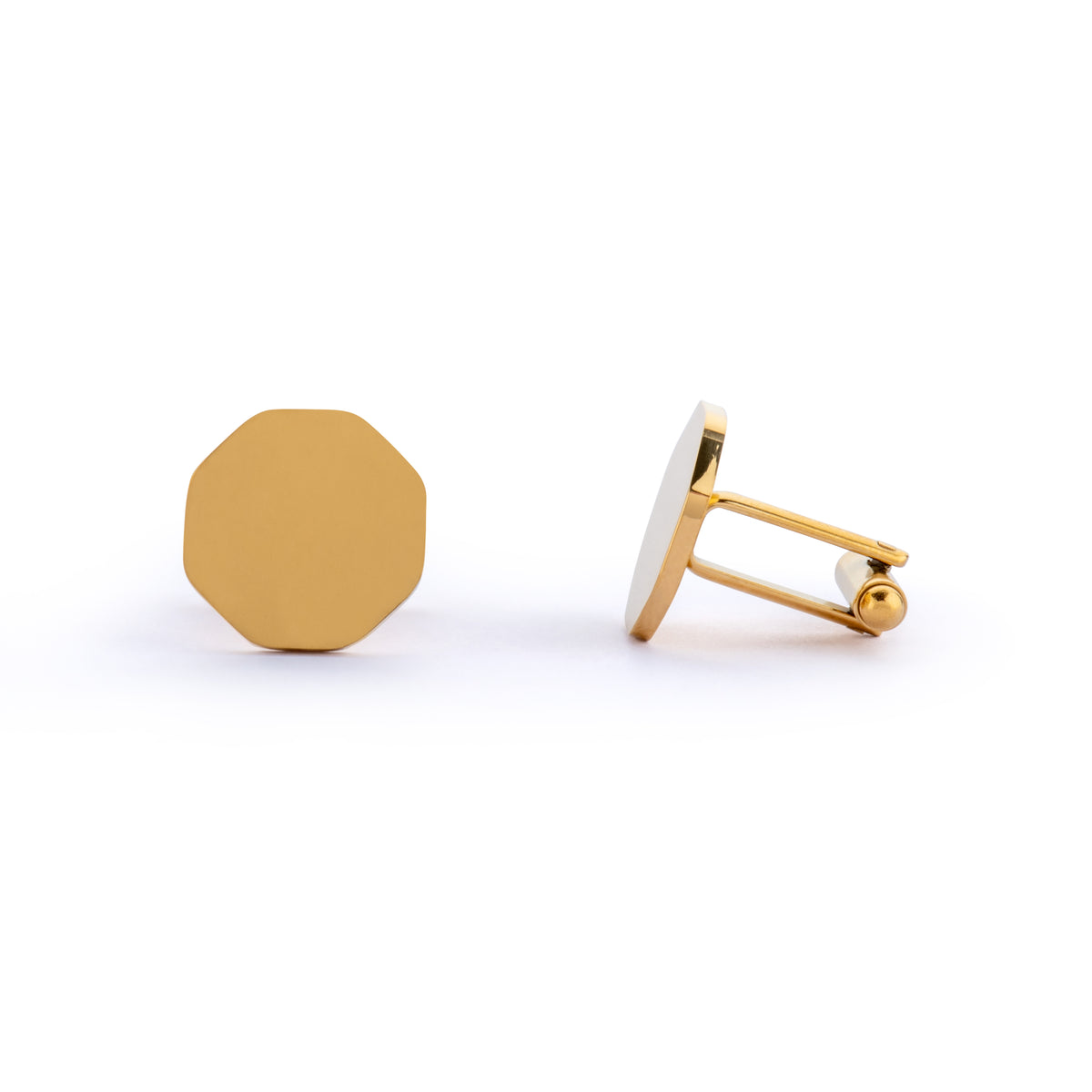 Polygon Engravable Cufflinks
