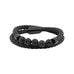 Braided Leather & Lava Stone Bracelet