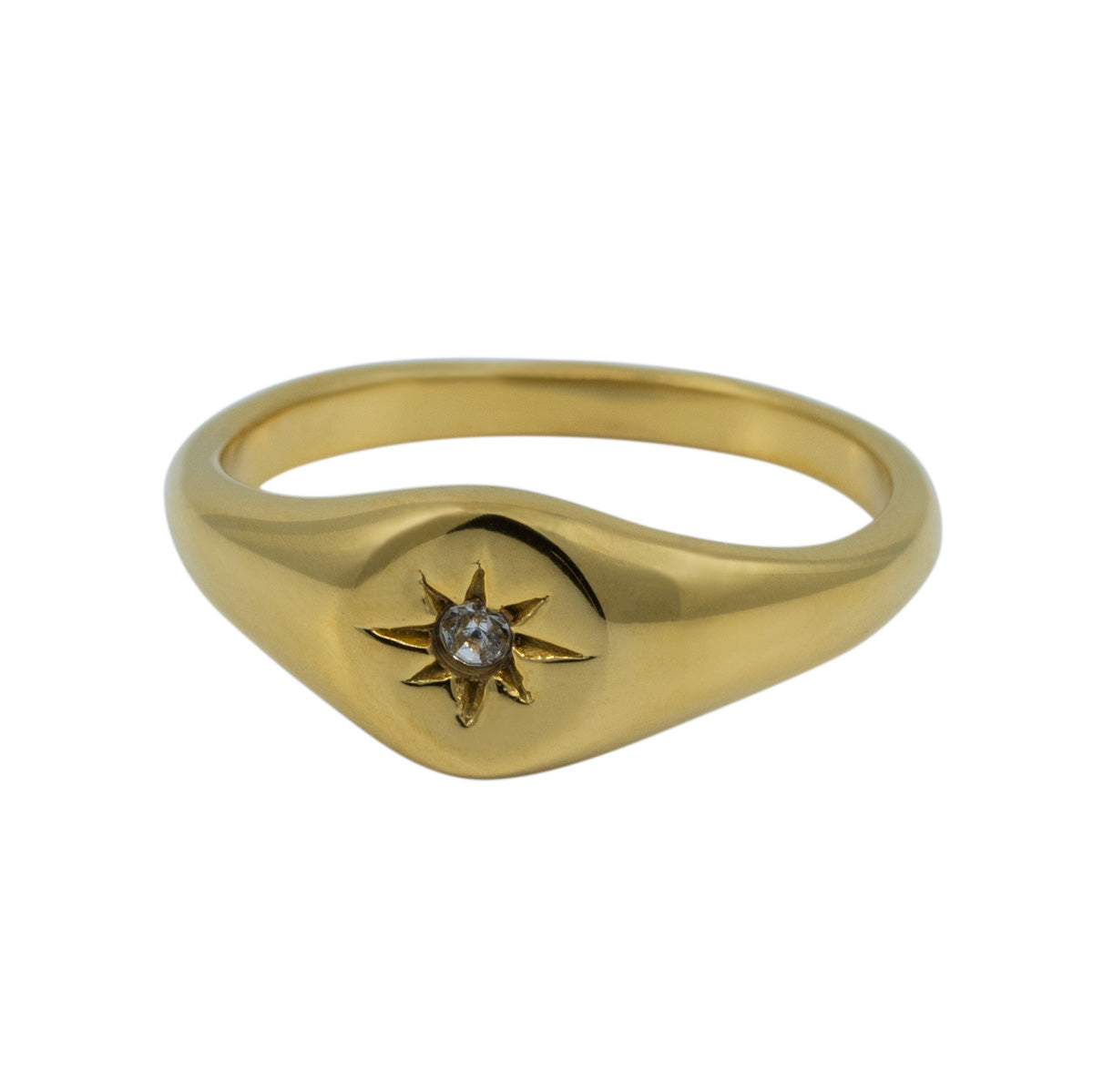 Women&#39;s Star Signet Ring