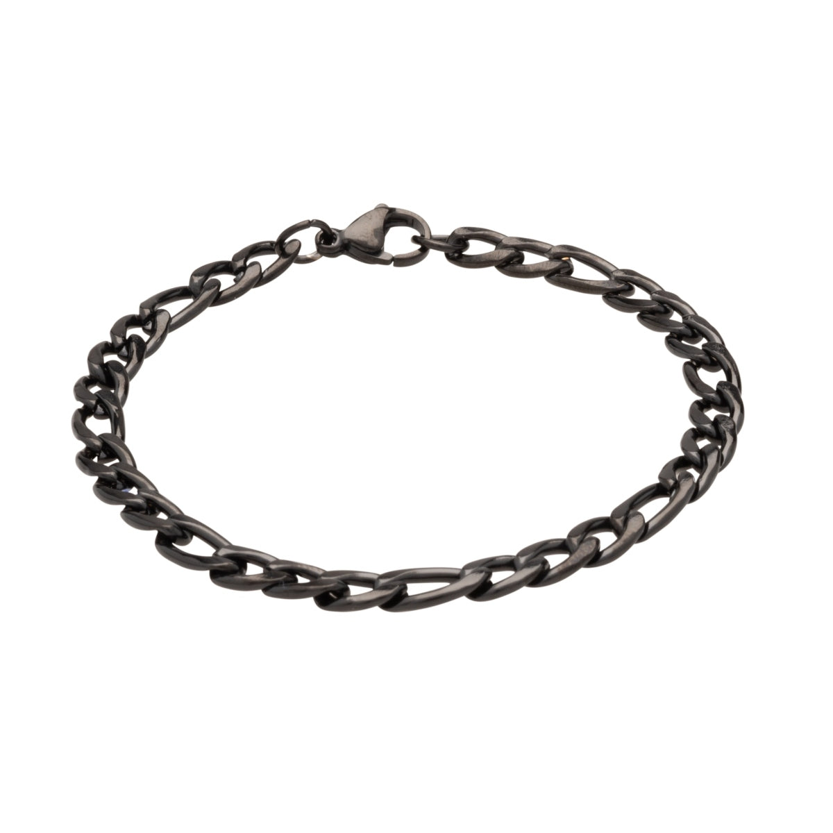 Black Figaro Chain Bracelet (6mm)