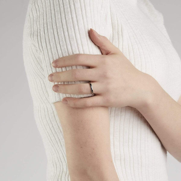 2mm Silver Tungsten Ring - ETRNL