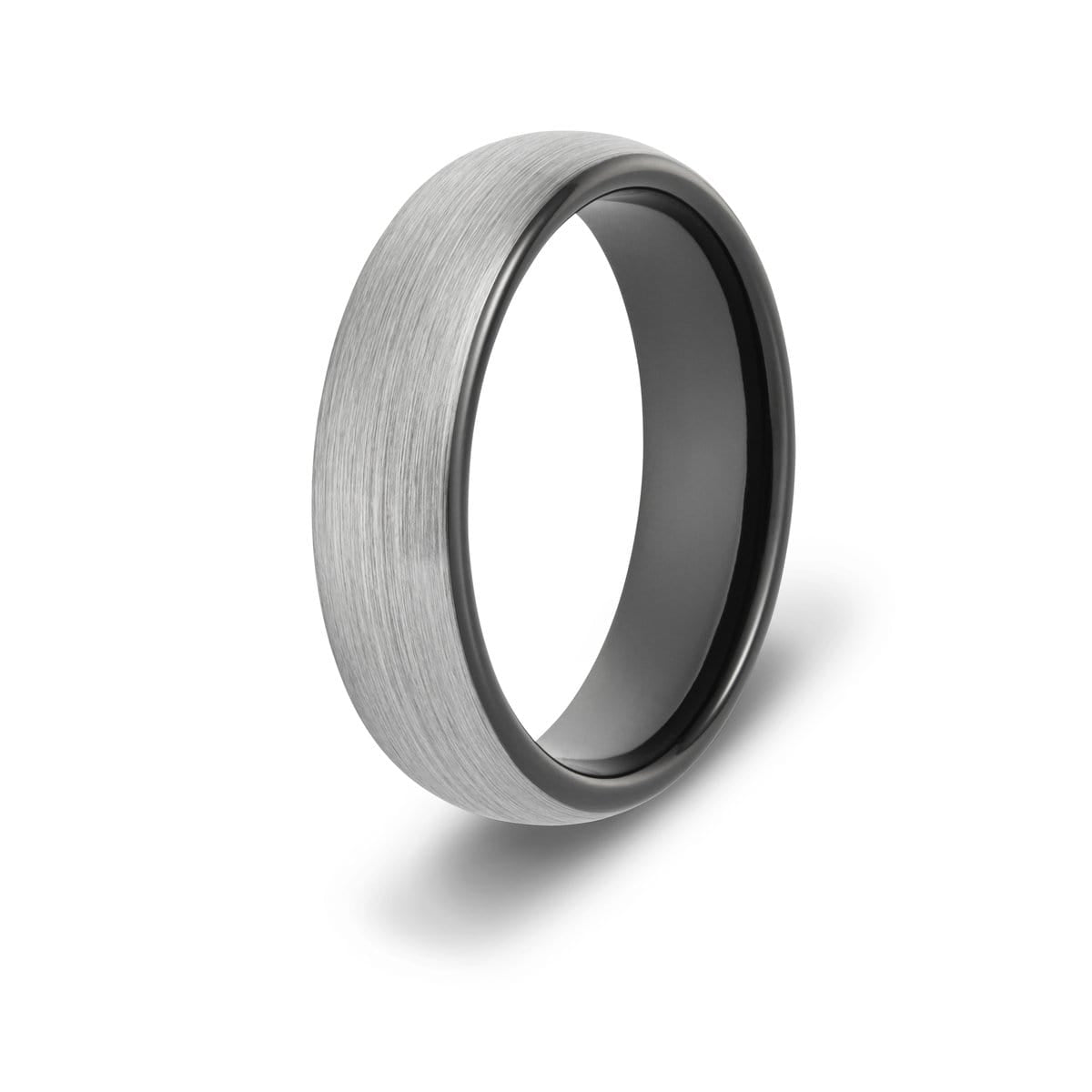 Men’s Brushed Tungsten Ring
