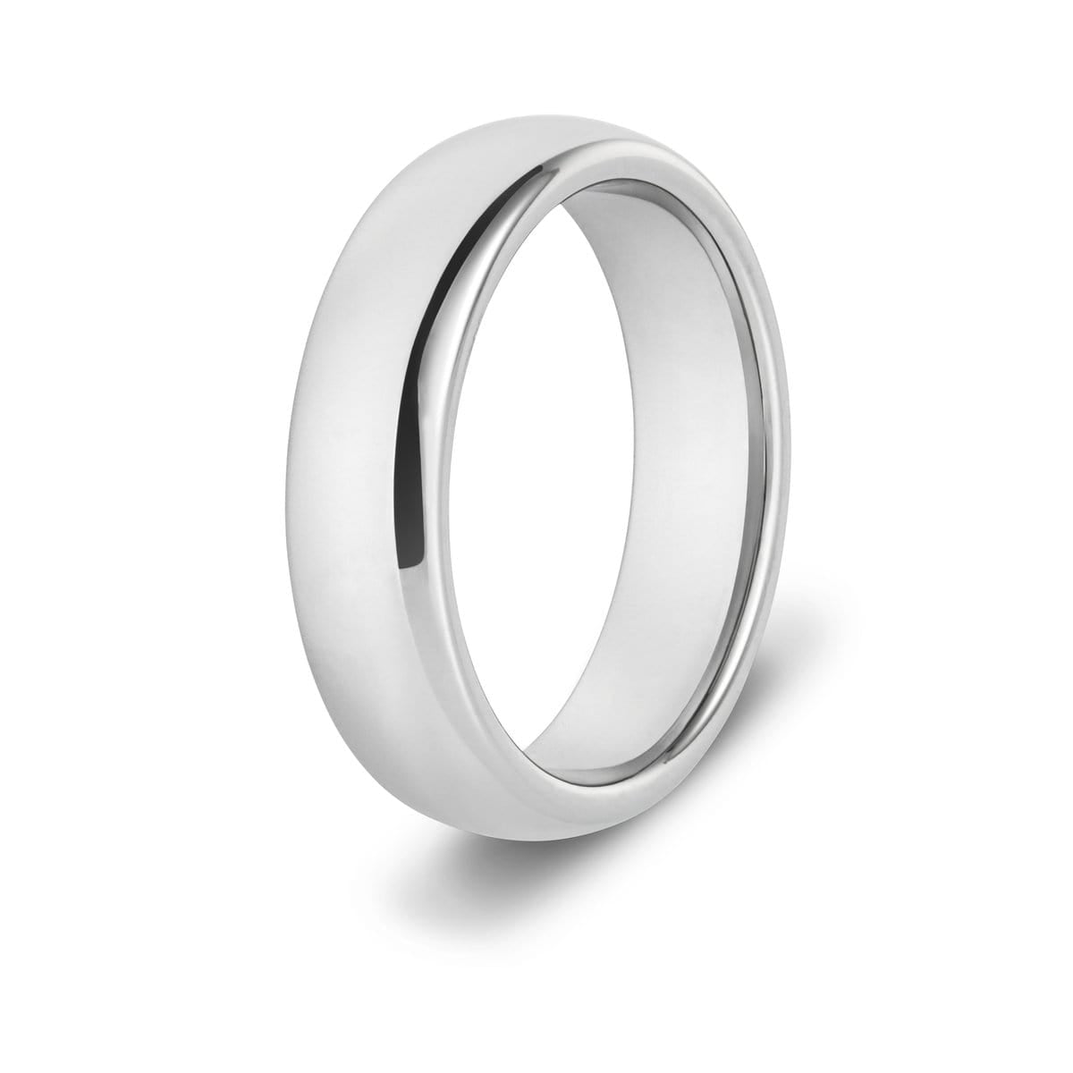 Men&#39;s Classic Silver Tungsten Ring