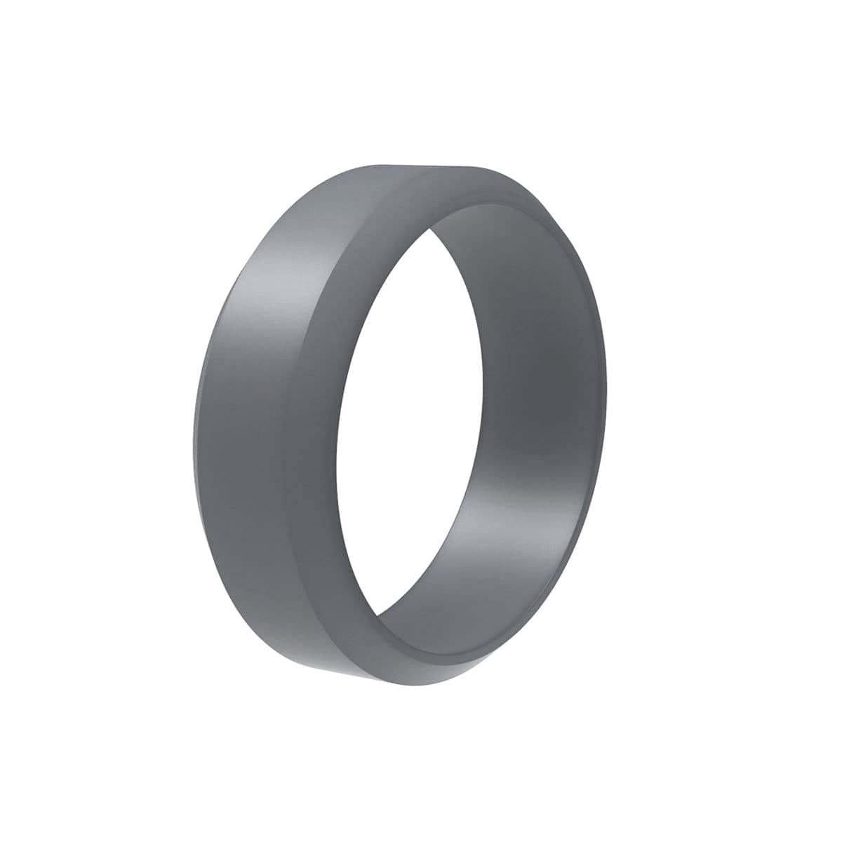Men’s 8mm Silicone Beveled Edge Ring