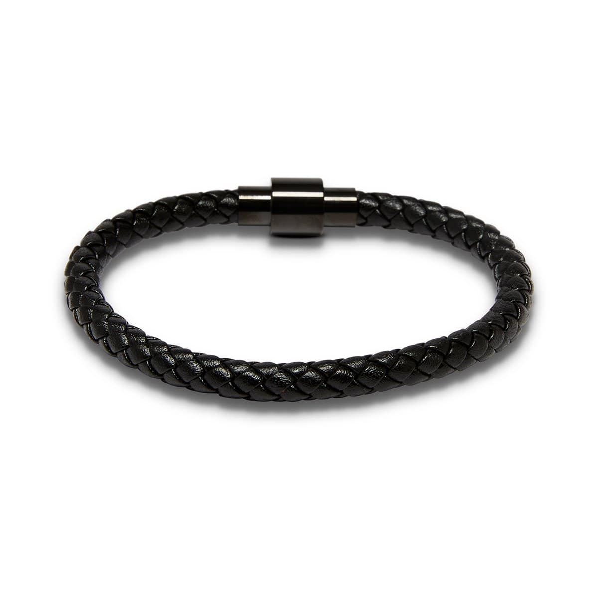 Thin Braided Leather Bracelet