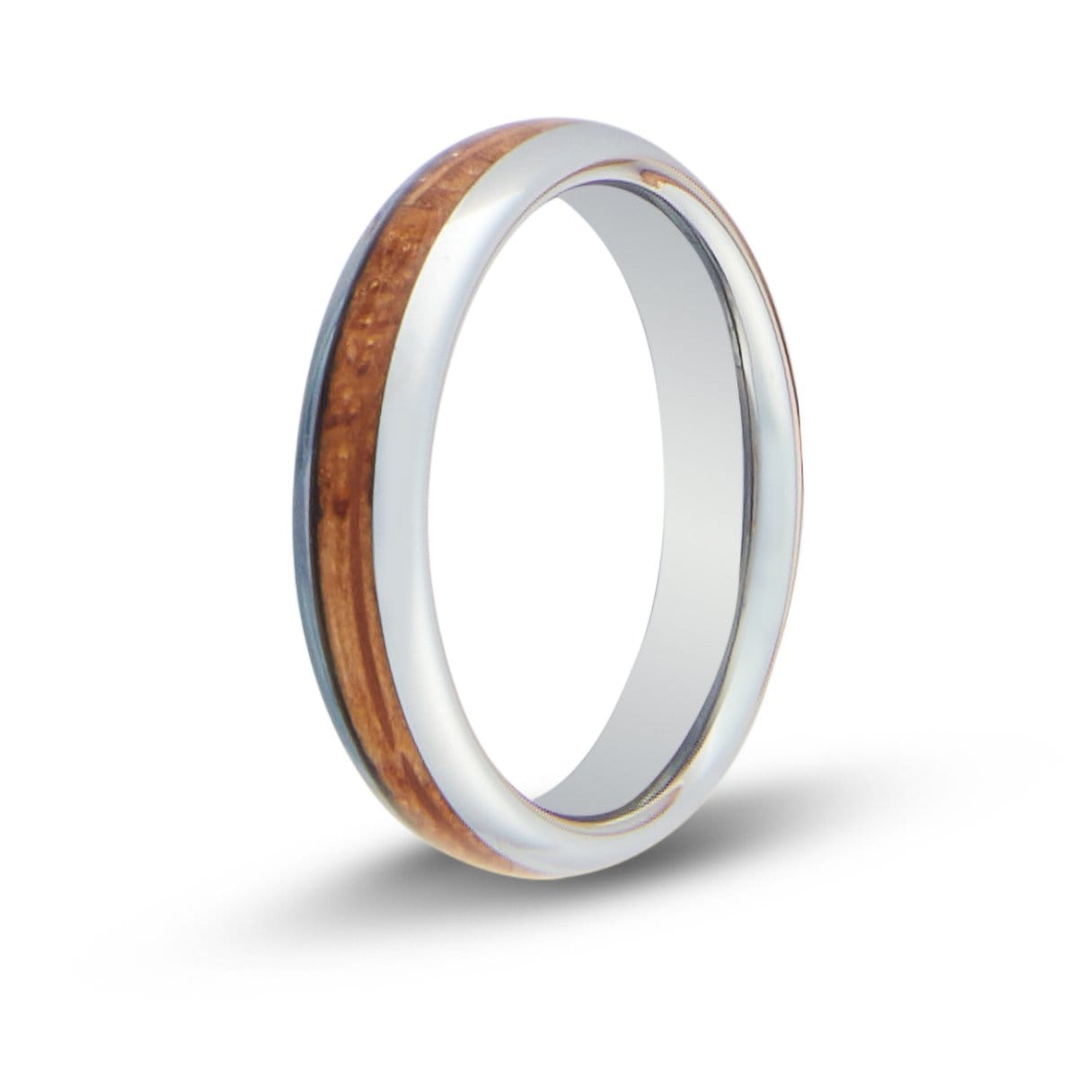 Women’s Whiskey Barrel Wood Inlay Ring