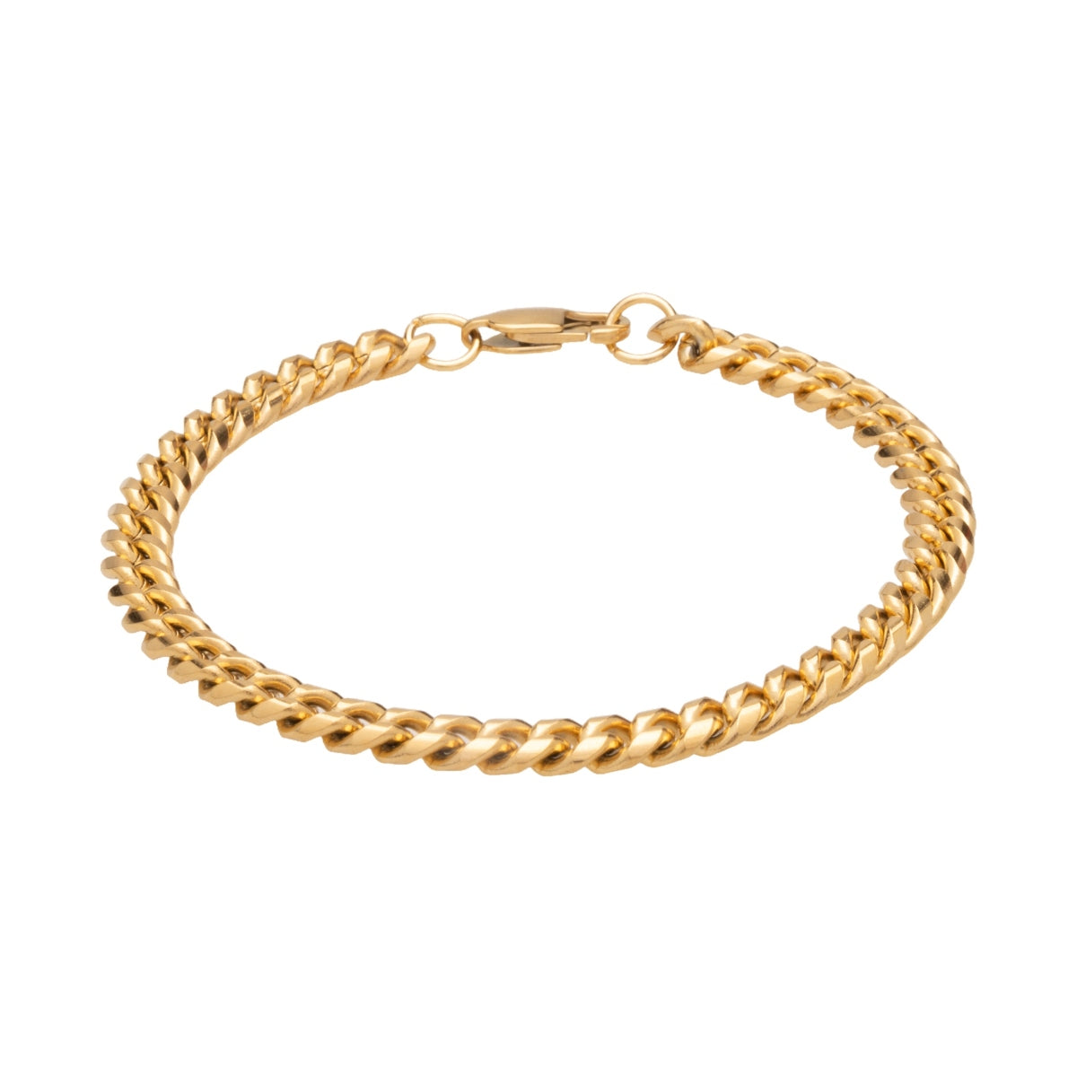 Gold Cuban Chain Bracelet (6mm)