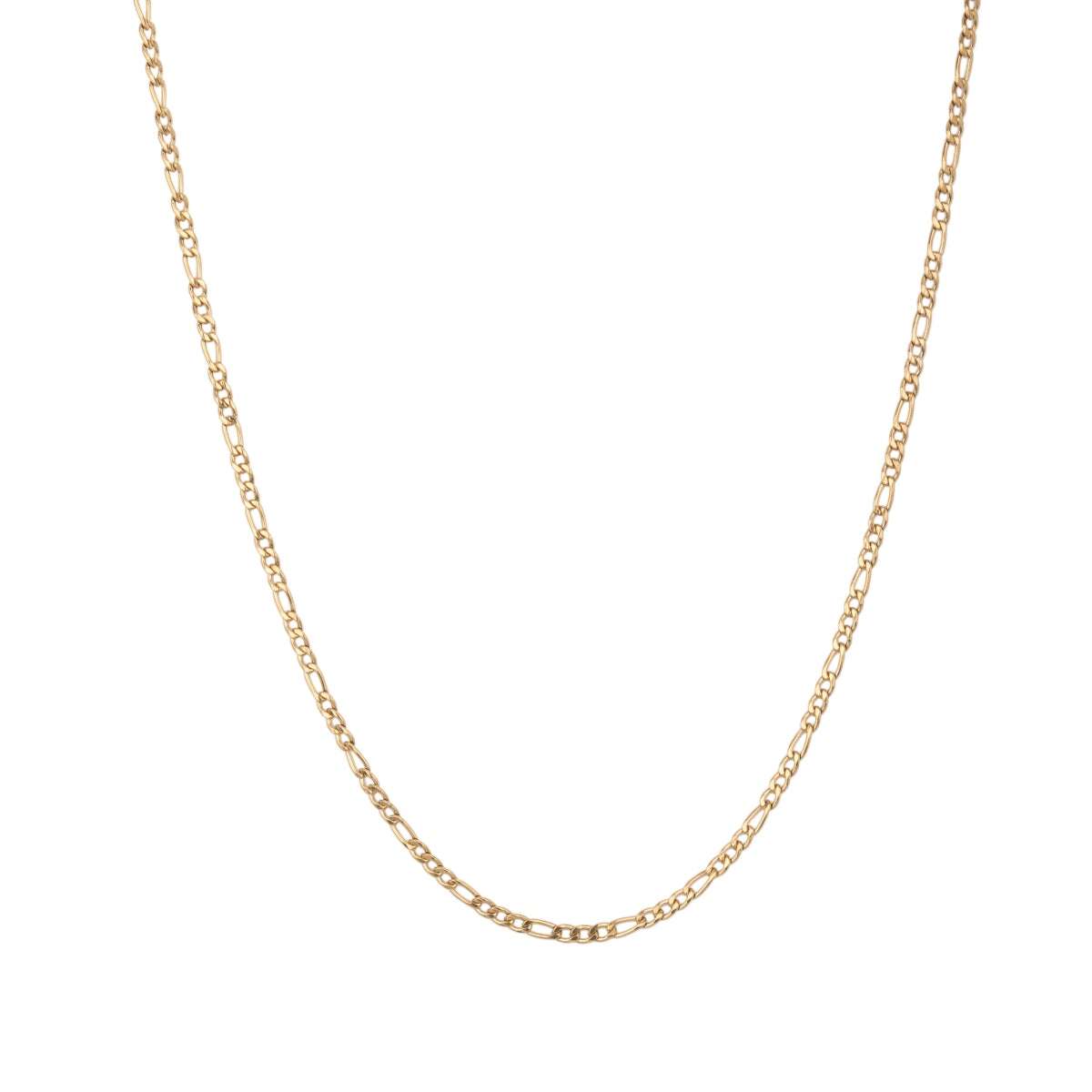 Gold Figaro Chain Necklace (4mm)