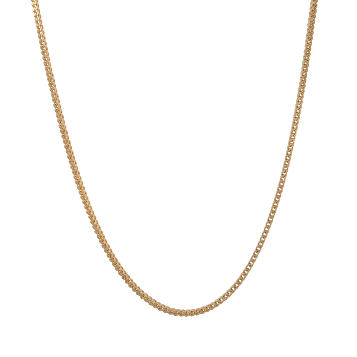 Gold Franco Chain Necklace (3mm)