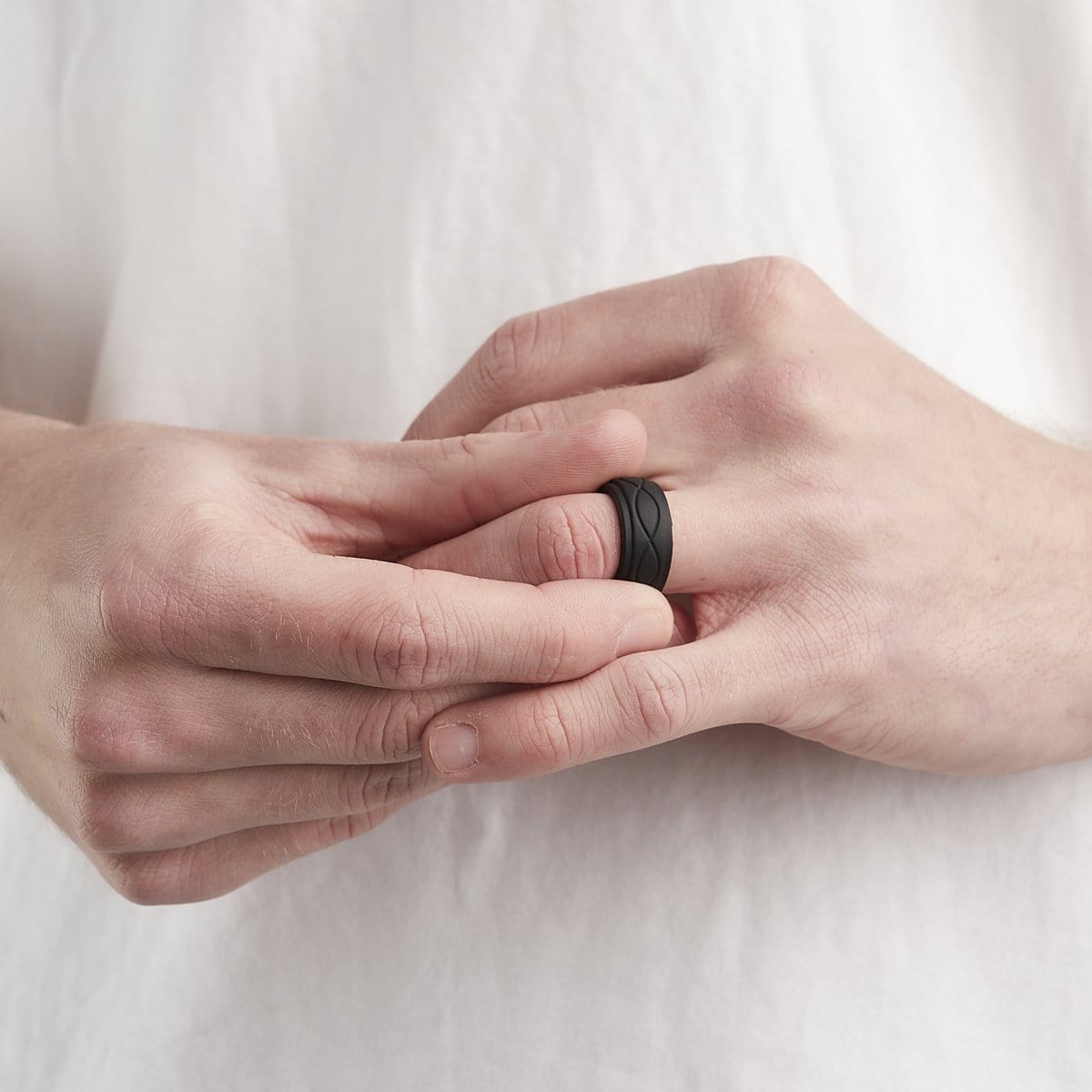 Men&#39;s Infinity Silicone Ring