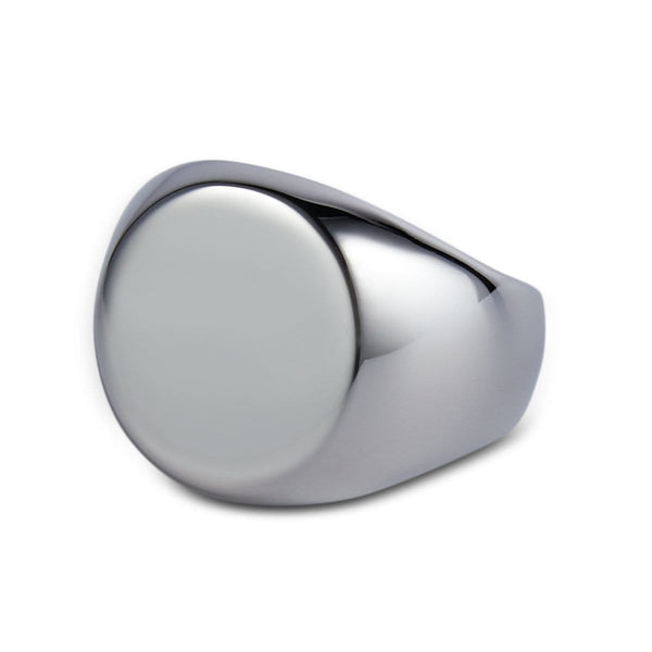 Men’s Silver Oval Ring ETRNL