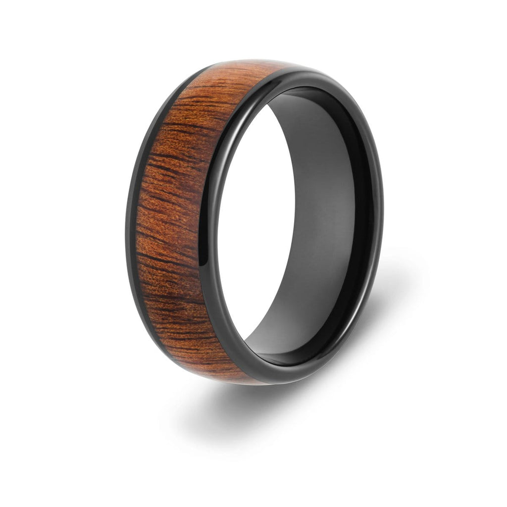 Wood and metal deals wedding rings