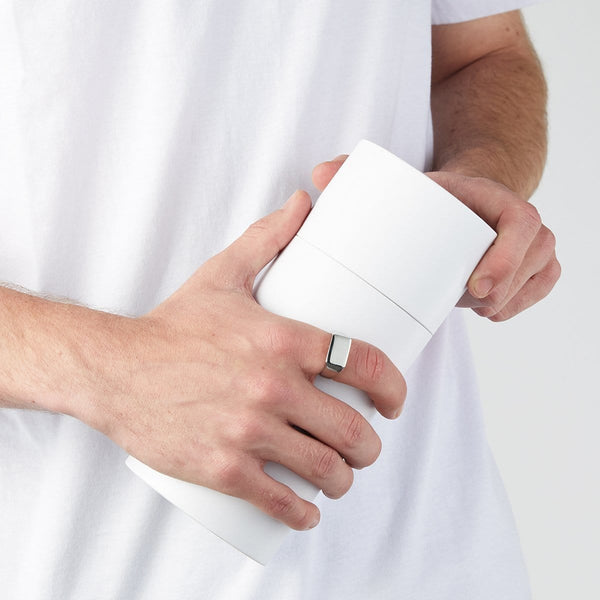 Men’s Silver Rectangle Ring ETRNL