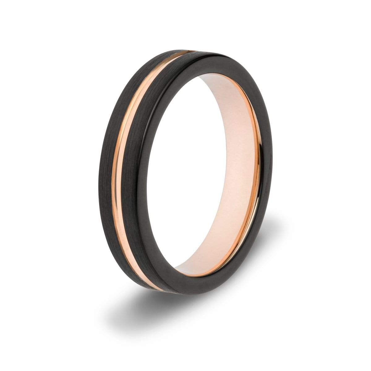 Women’s Grooved Tungsten Ring